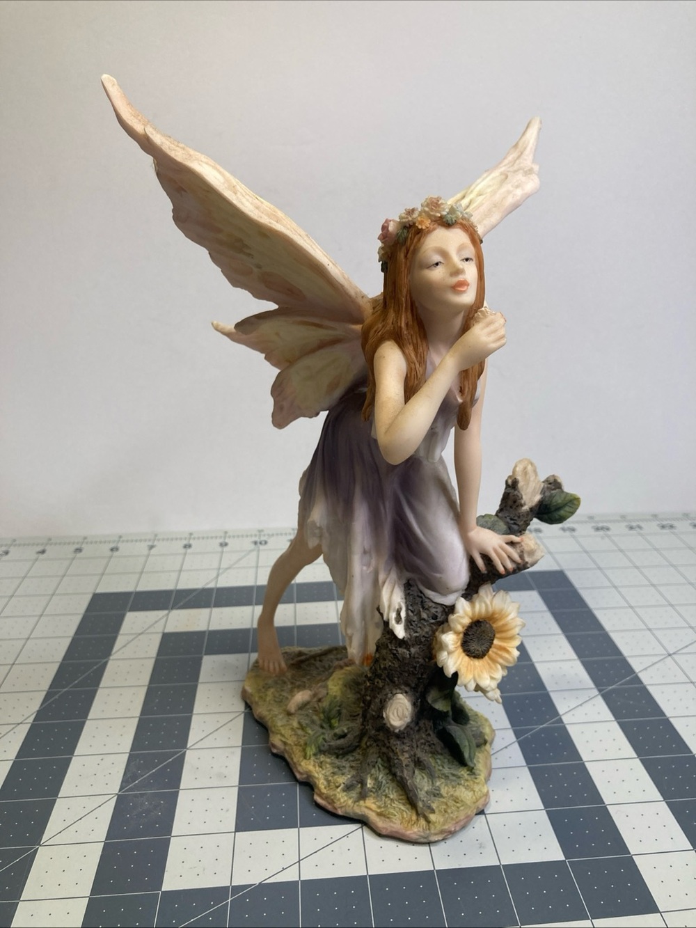 Summit Collection Fairy Figurine 11 Inch Large Wings Statue - WISHING No Box